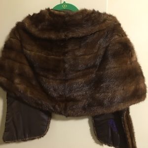 Vintage Mink Shawl great condition